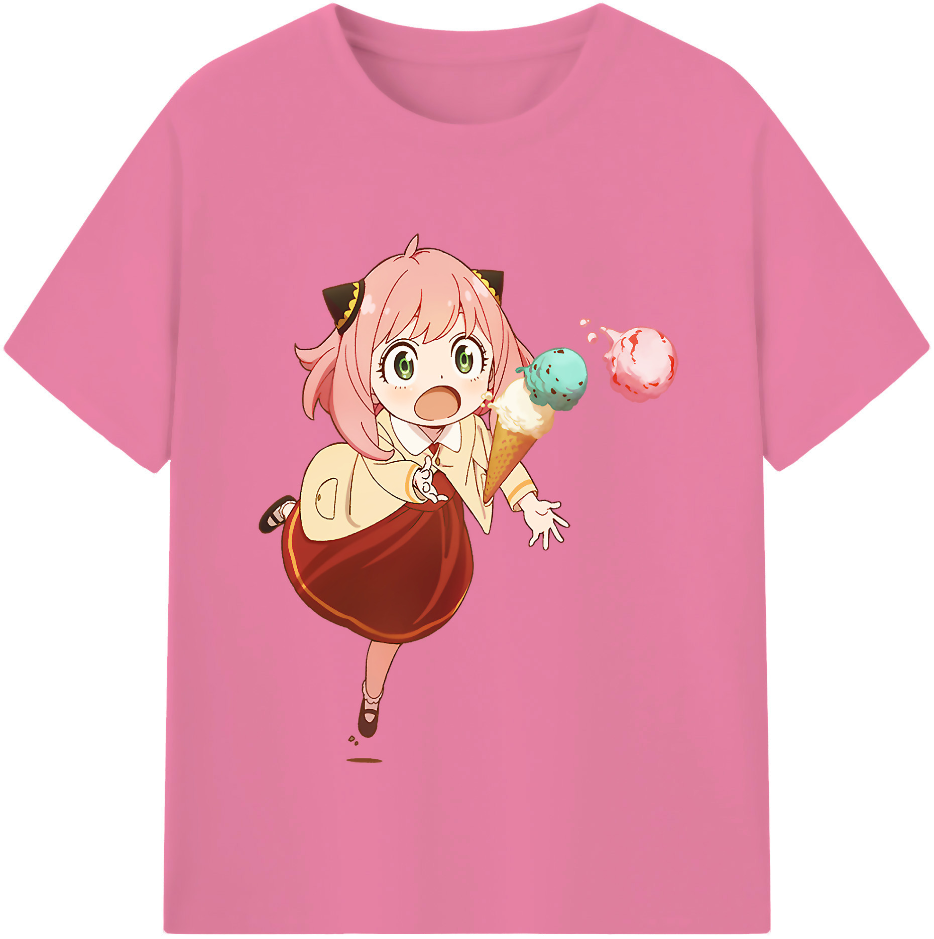 （画像用） SPY×FAMILY间谍家家酒 綿100％半袖Tシャツ（フロントプリント）